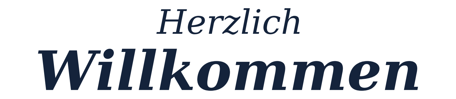 Herzlich willkommen