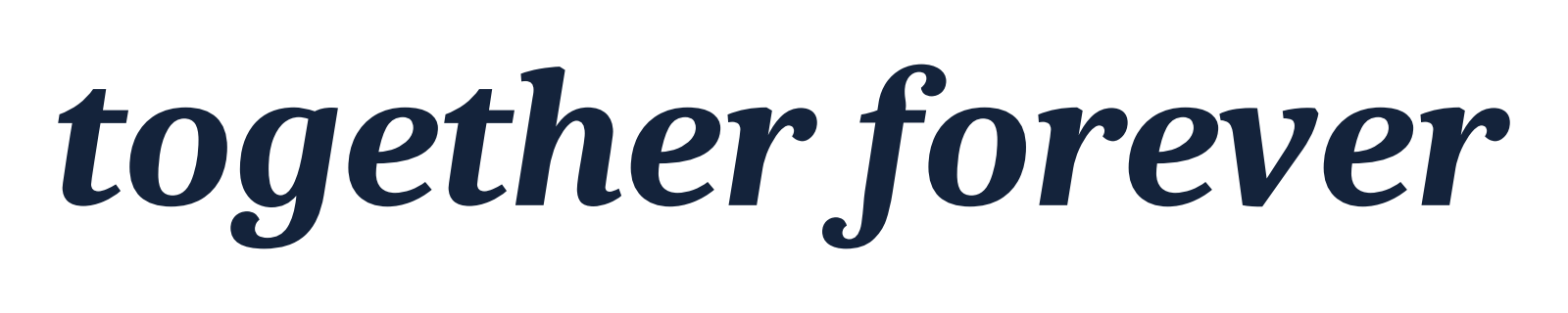 Together forever