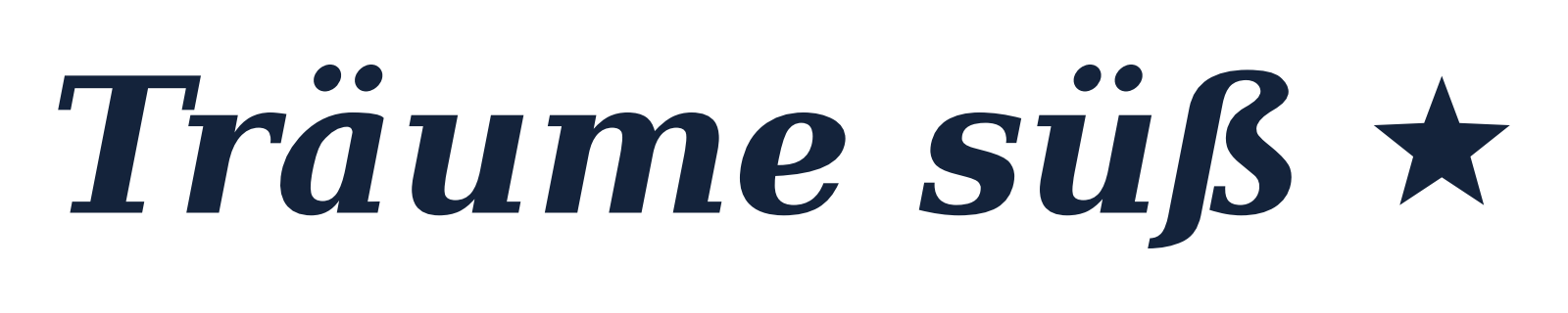 Traeume suess
