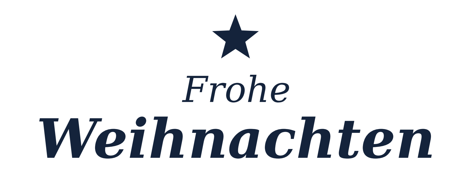 Frohe weihnachten